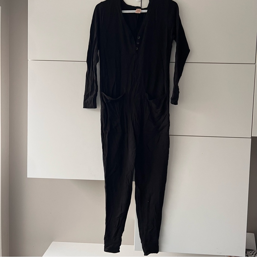 Smash + Tess Bamboo Blend Black Women's Jumpsuit Romper